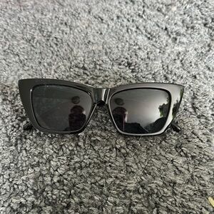 Black Cat-Eye Sunglasses